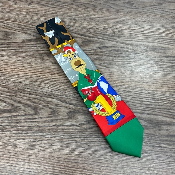 Holiday Traditions Christmas #1 Teacher Tie - Picture 1 of 4